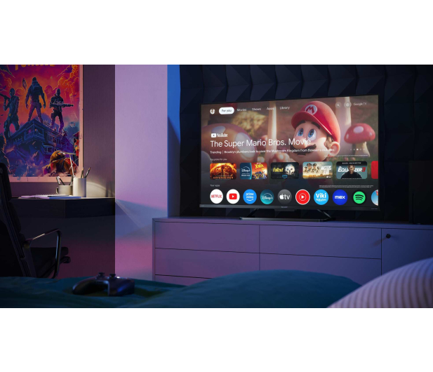 Sharp 50GR8465E 50" QLED 4K 144Hz Google TV Dolby Vision Atmos - 1280776 - zdjęcie 7